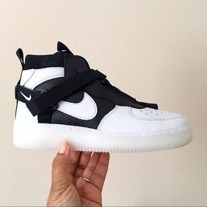 air force 1 utility black size 8